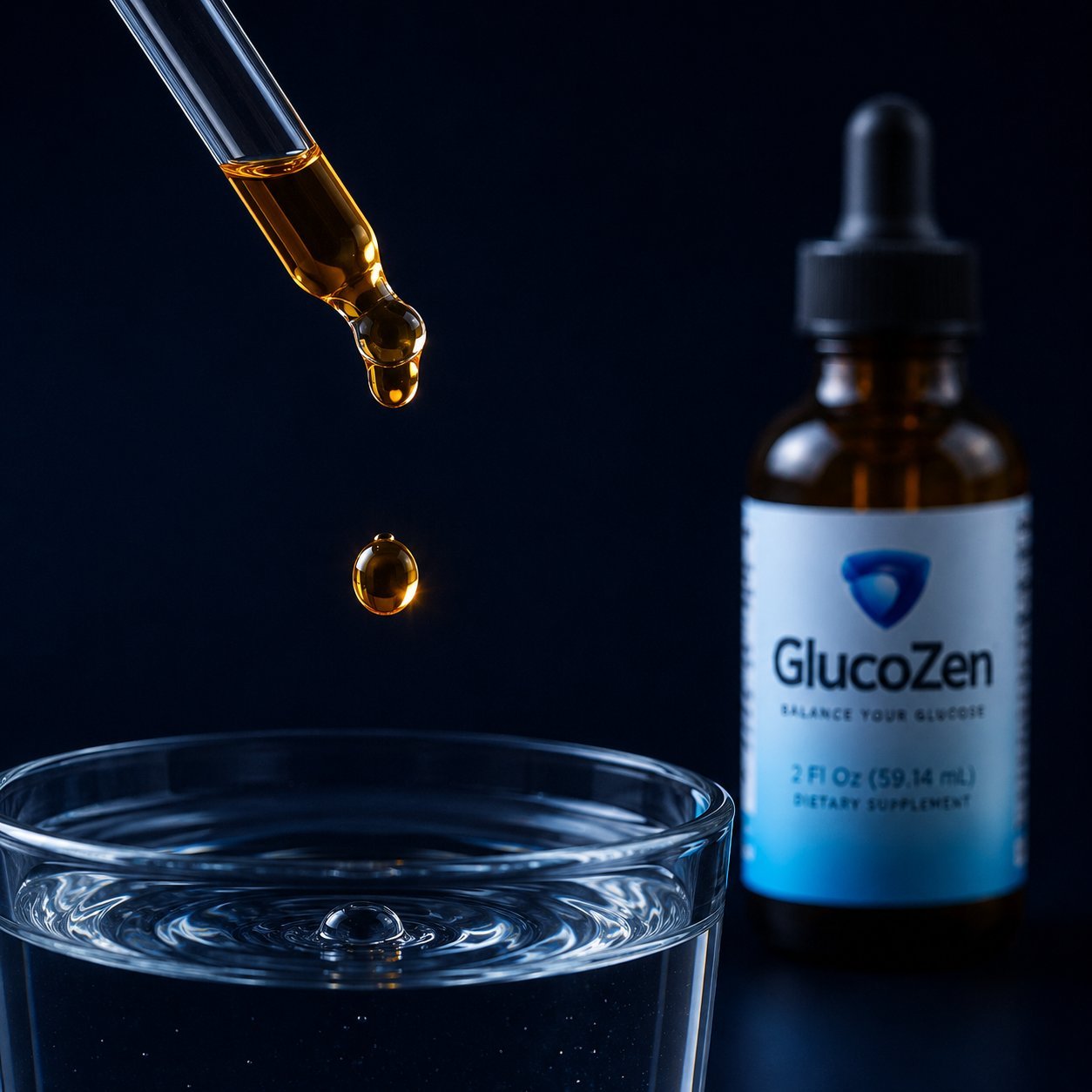 One drop every morning — GlucoZen
